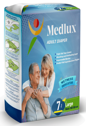 Medlux Medium Adult Diaper - Adult Diaper